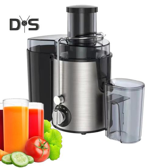 Entsafter mit 3 Geschwindigkeitsstufen, 850 W starker Motor, Sicherheitsverriegelung, effiziente Saftgewinnung, leicht zu reinigende Fruchtpresse, elektrischer Entsafter
