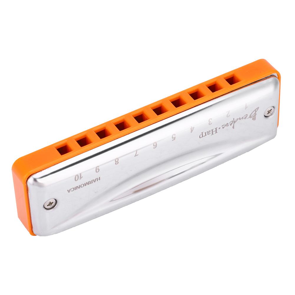 KONGSHENG Benders Harp 10 Hole 20 Tone Blues Beginner Harmonica In the Key of C