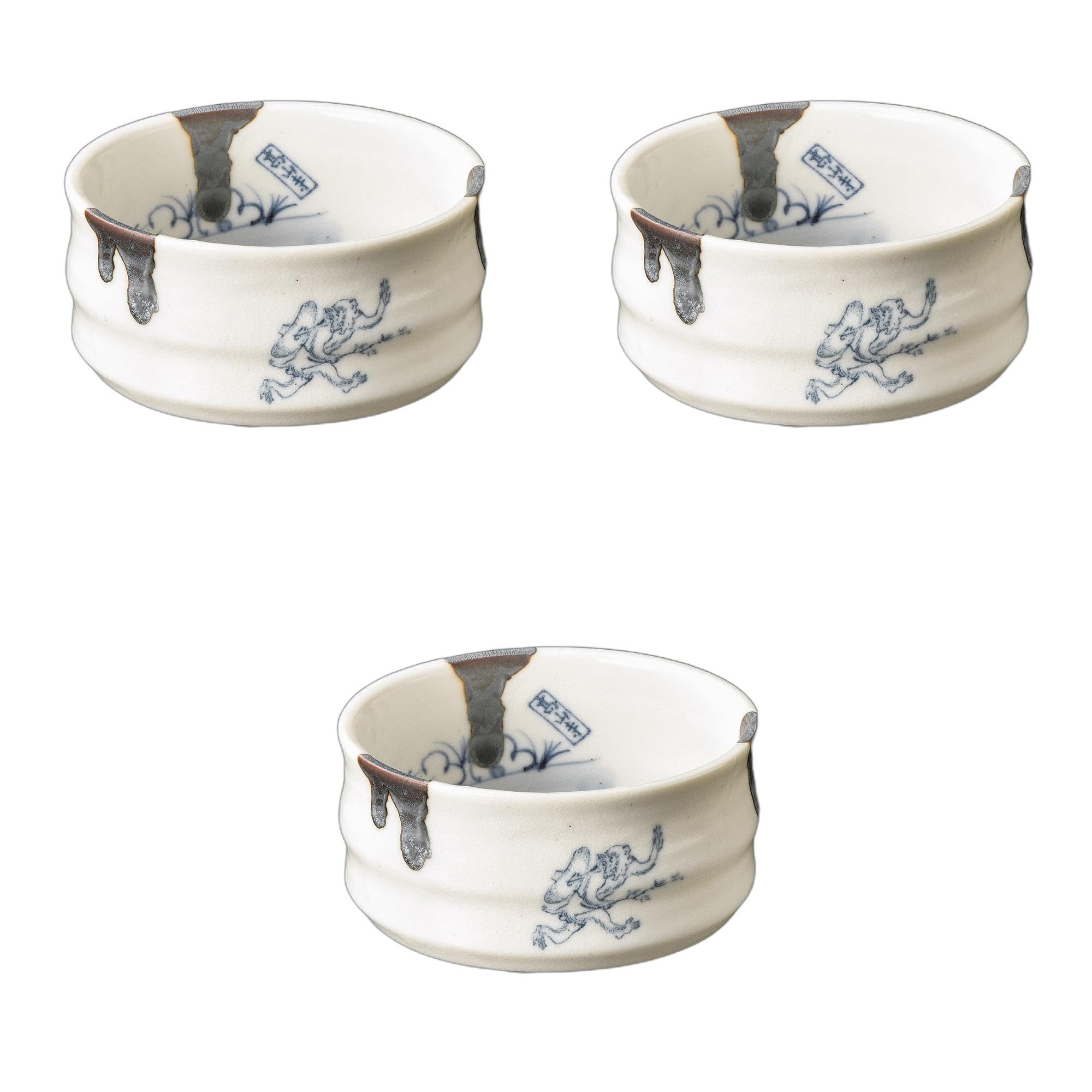 

Setomonohonpo Set of 3 Takayamaji Small Bowls x Ceramic Small Bowls (Setomonohonpo) Matcha-Shaped [10 6cm]