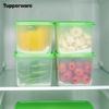 Tupperware 800ml Square Food Storage Container Set (4-Pack)