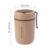 600ml Insulated Food Jar Safety Cover Food Container Durable Vacuum Insulated Container  For Travel