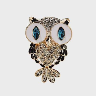 High-End 3D Eulenbrosche: Niedlicher Tier-Anstecker für Frauen und trendige Herren-Accessoires