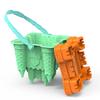 1 Set Kid Beach Toy Food Grade Smooth Edge Exquisite Shape Bright Color Wide Application Relieve Stress Realistic Sand Beach