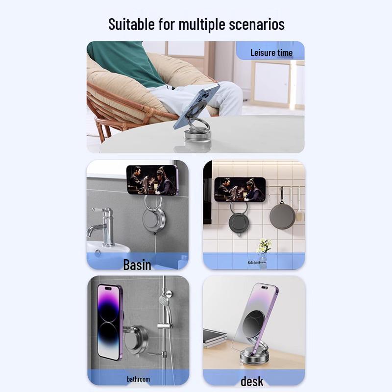 Magnetic Foldable Car Phone Holder for Navigation & Streaming