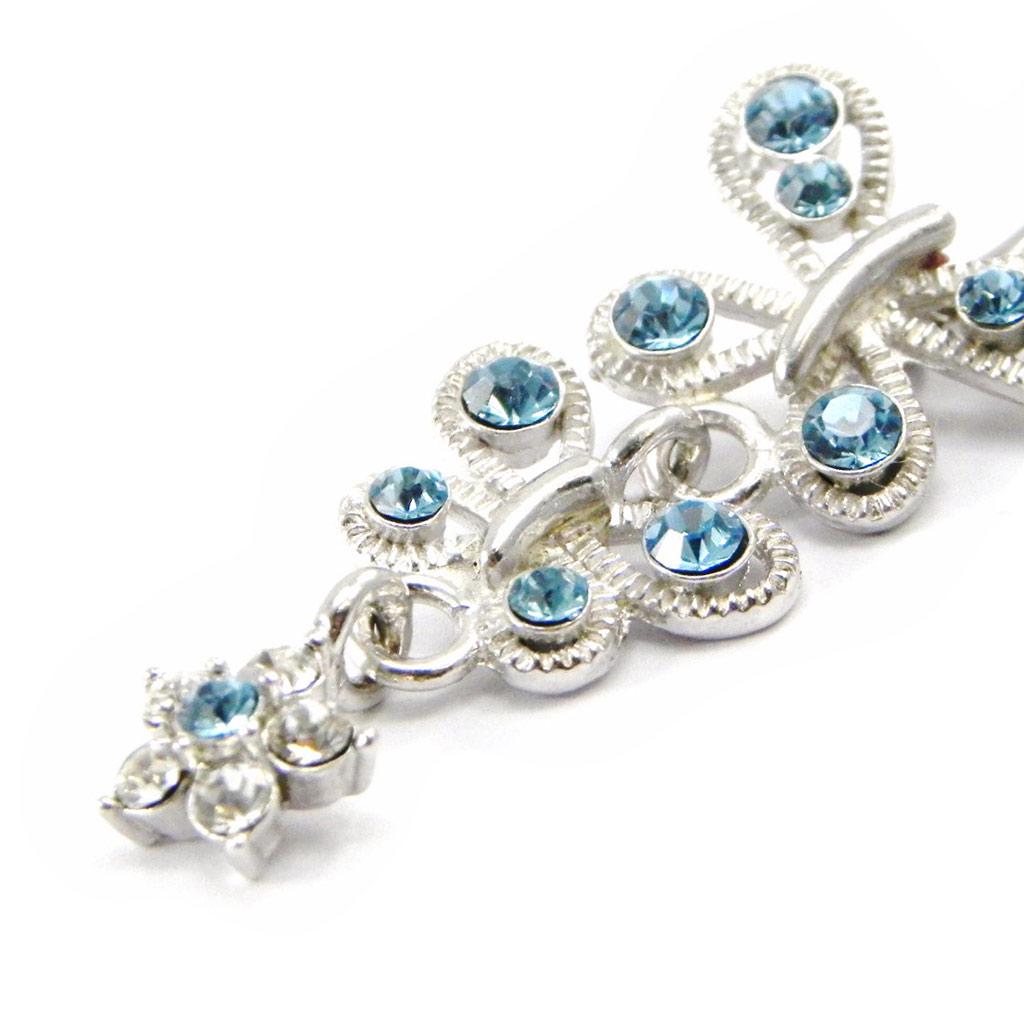 Les Trésors De Lily [I1351] - Turquoise 'Butterflies' Body Piercing