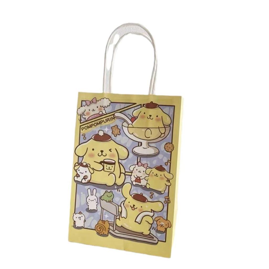 Cute Cartoon Kraft Paper Tote for Jewelry & Small Gifts