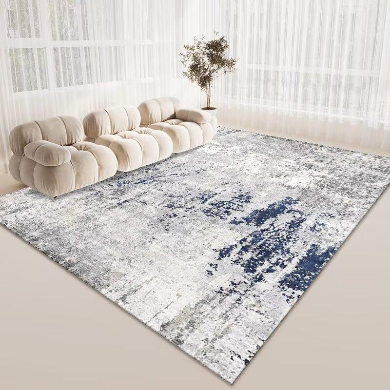 Simple Crystal Velvet Carpet, Living Room Sand And Coffee Table Carpet, Large Area Of Floor Mats Next To The Bedroom Bed