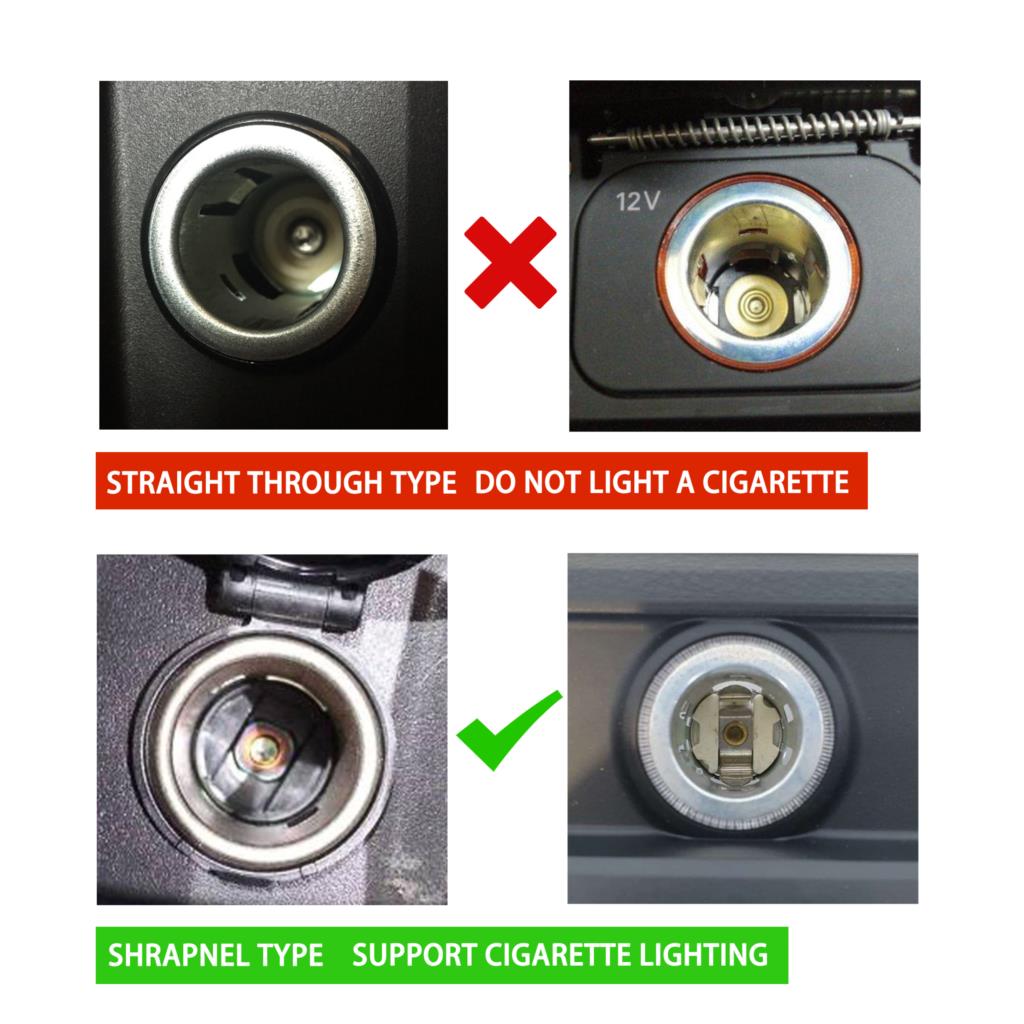 Hot Car Sticker 12V Metal Universal Auto Car Windproof Flameless Cigarette Lighter Power Socket For Mercedes Benz AMG W211 W203