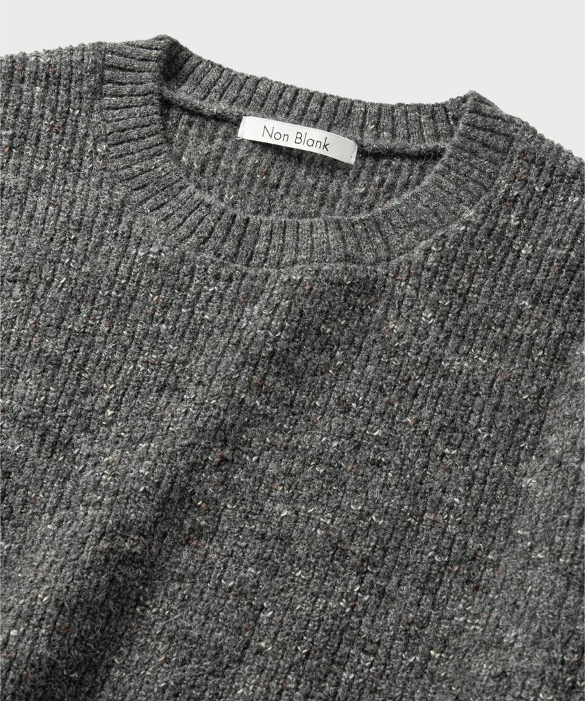 NONBLANK Robin Round Knit_Melange Grey
