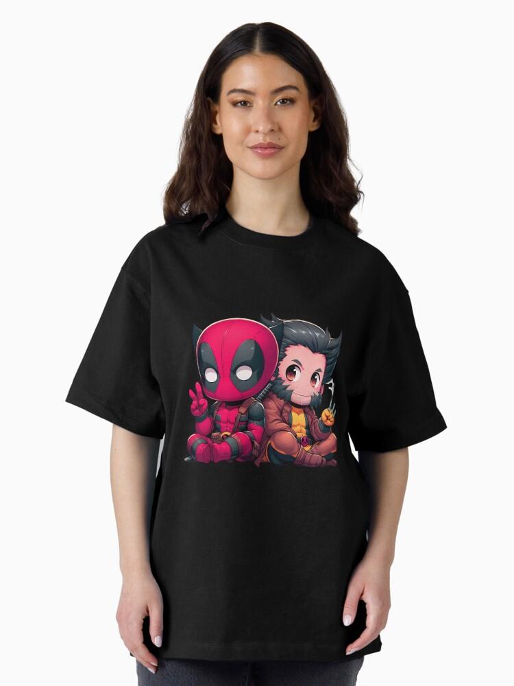 Wolverine and the X Men Copy of Deaddpool & Wolvierine Oversized Unisex T-Shirt