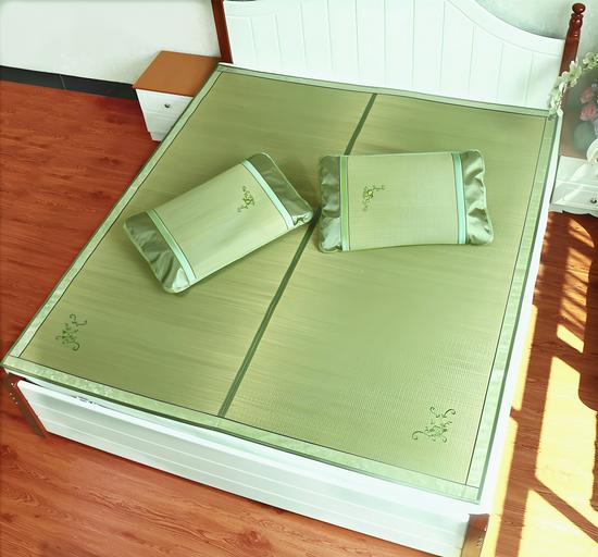 Free Shipping 2026 New Style Foldable Natural Straw Summer Mat for Home and Dormitory with Air Conditioning Compatibility