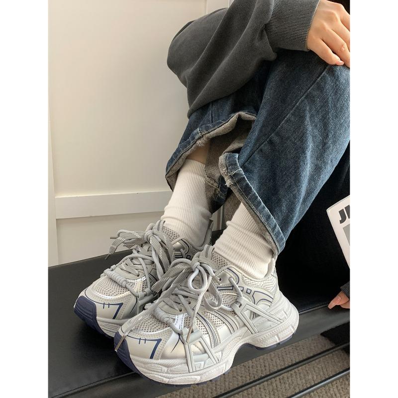 Spring New Platform Dad Shoes Fashion Casual Sneakers 3541