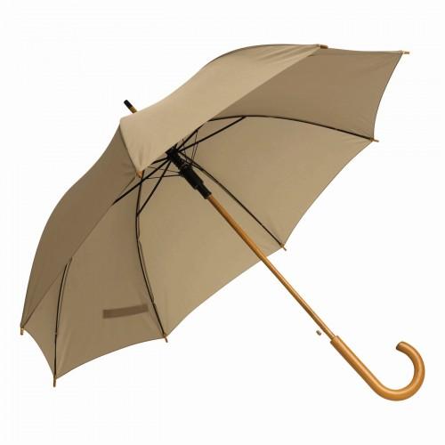 L-Merch Tango Wooden Handle Automatic Stick Umbrella