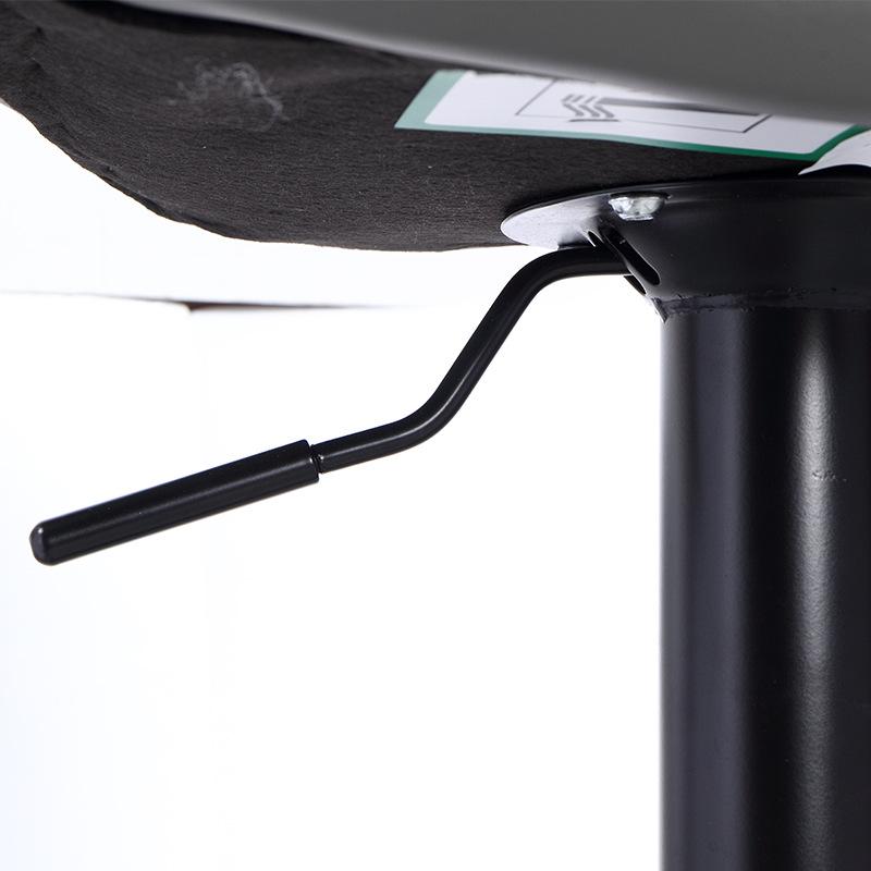 Adjustable Swivel Bar Stool with Backrest for Hotel, Reception, or Study Room