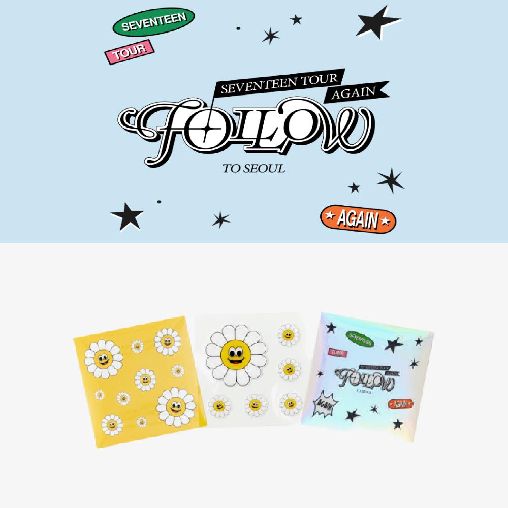 

Предзаказ SEVENTEEN Tour Again Follow to Seoul Набор наклеек с ромашками