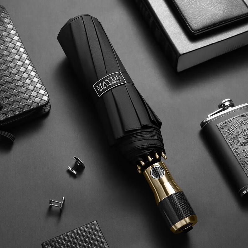 Men s Automatic 10-Rib All-Weather Folding Umbrella