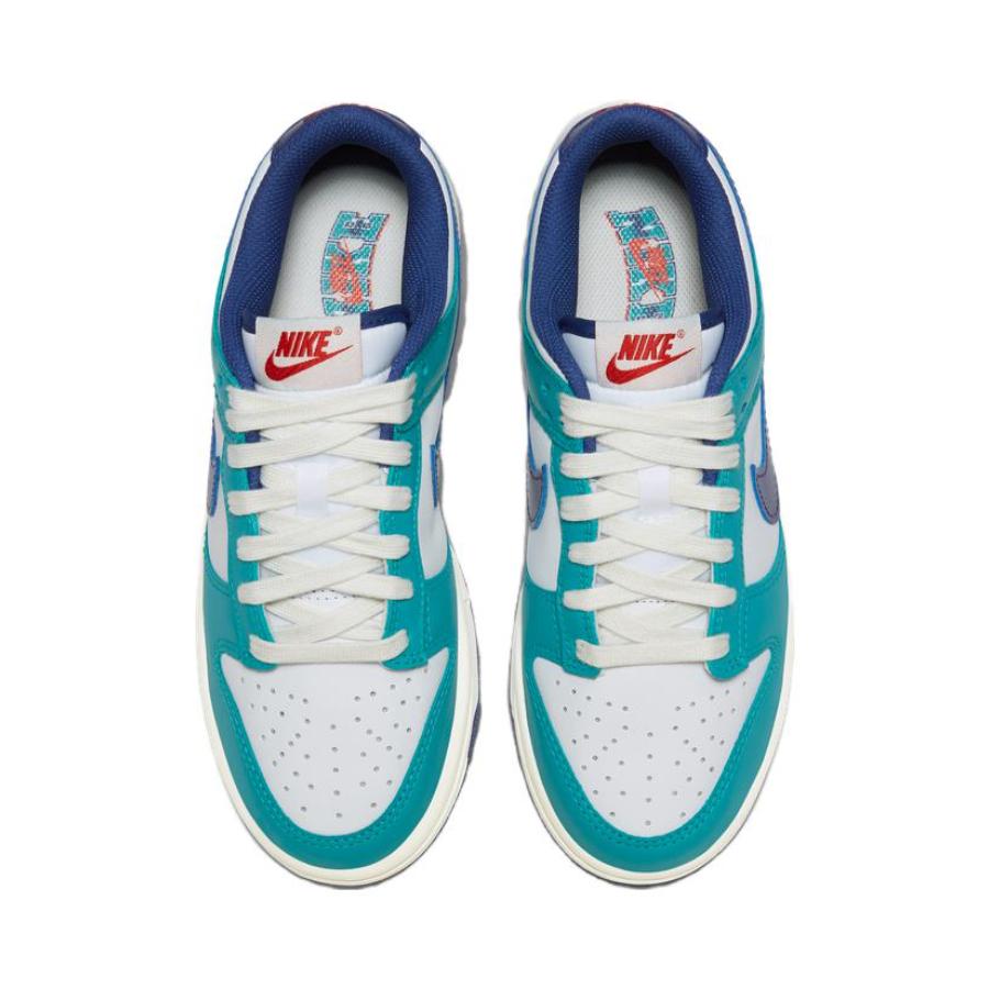 Nike Dunk Low Teal Nebula Deep Royal Women's Skate Shoes Sneakers FQ6870-141