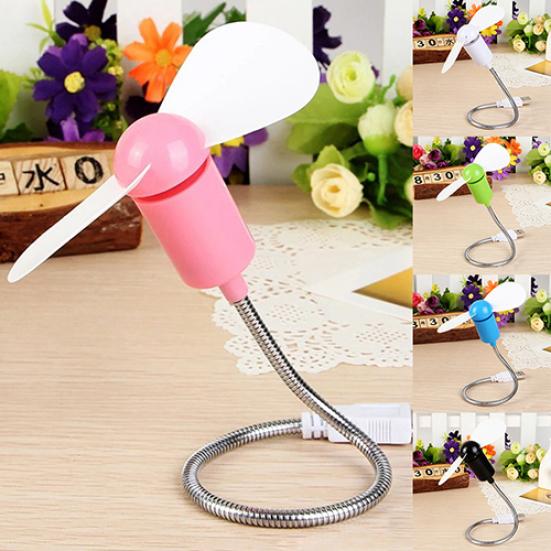 Portable Flexible Mini Cooling Cooler PC Notebook Power Supply for Fan USB Laptop