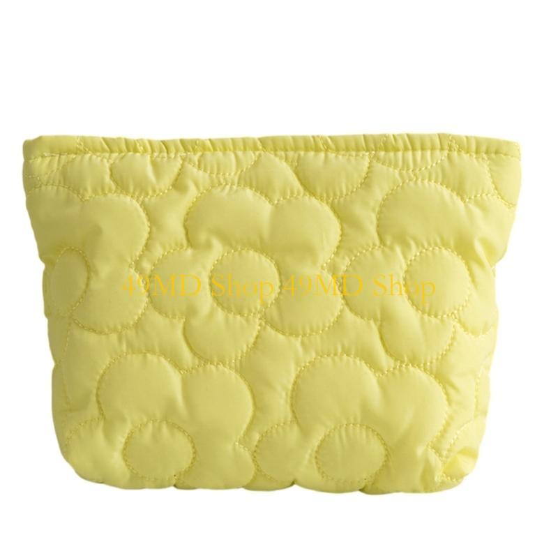 49MD Large Capacity Travel Cosmetic Bag Nylon akeup Bags Toiletry Pouches Perfect for Storing Cosmetics and Brushes