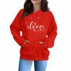 Women's Loose Comfortable Casual Fashion Character Printed Hooded Long Sleeve Sweatshirt