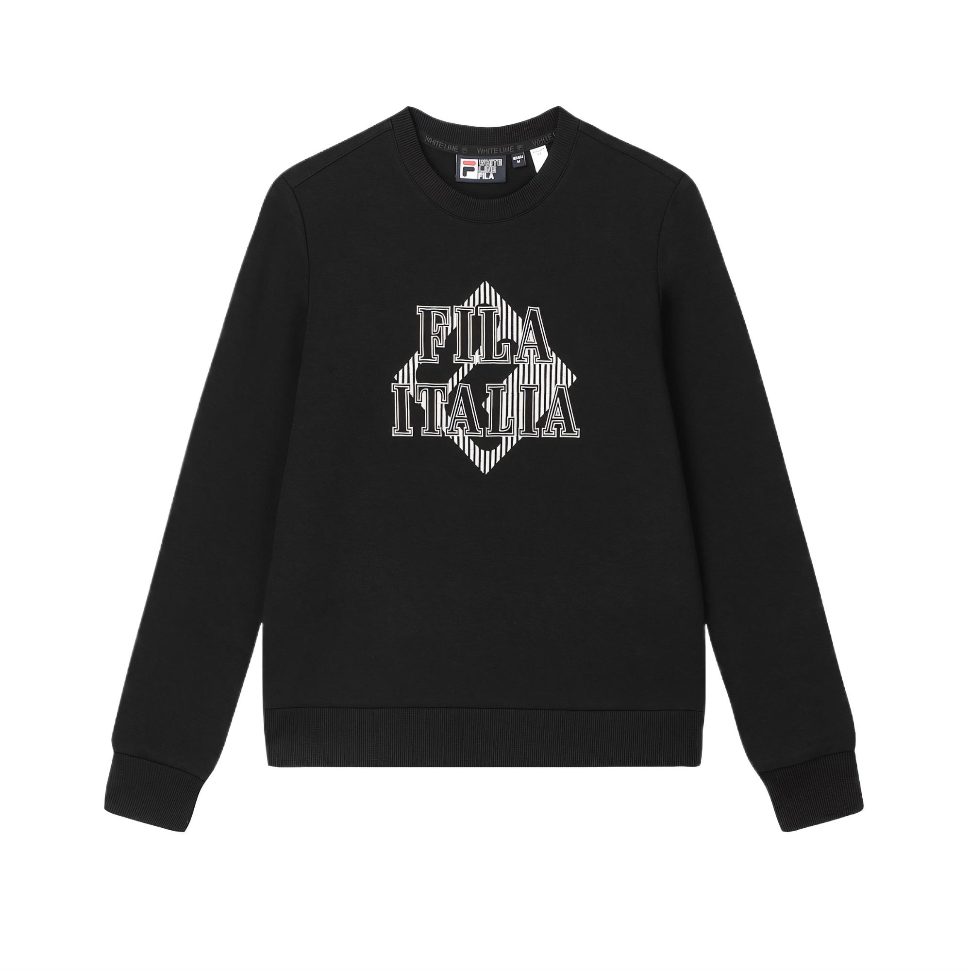 

New FILA Sweatshirt Women s Jet Black F11W513206F-BK S(160/80A)