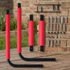 Sistema di portapacchi da tetto per veicoli montato a parete HeavyDuty Metallico con supporti imbottiti