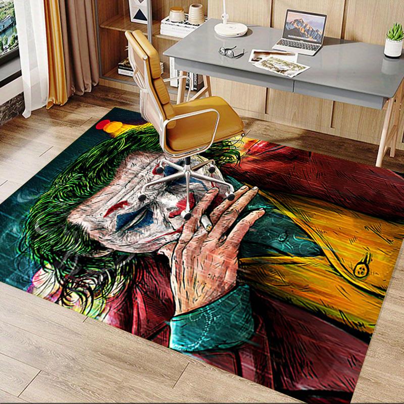 1pc Jokers Card Trick Carpet for Playroom Bedroom Living Room Sofa Home Decor,kids Game Area Rug Non-slip Floor Mat Y826182