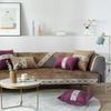 Four Seasons Sofa Cushion Towel Universal Leather Chenille Jacquard White Embroidered Edge Sofa Covers Modern Simple Non-slip