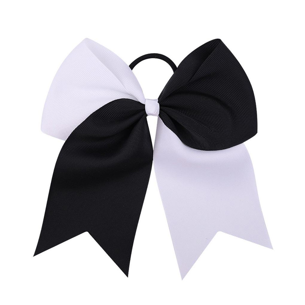

Large Hair Band Bow Knot Thick Elastic Color Matchig Ornaments Snag Free Preppy Style Ponytail Holder Scrunchies Accessories