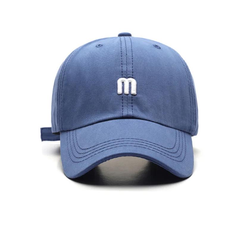 Modna czapka baseballowa 100% bawełna dla mężczyzn i kobiet Haftowane litery Czapka typu snapback Letnie czapki przeciwsłoneczne Unisex Casualowe czapki hip-hopowe