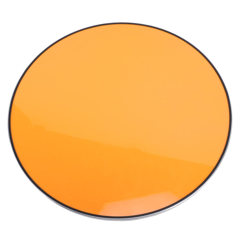 450mm RV Table Top Round Wooden Orange High Gloss Marine Tabletop for RV Yacht Truck Deck Patio