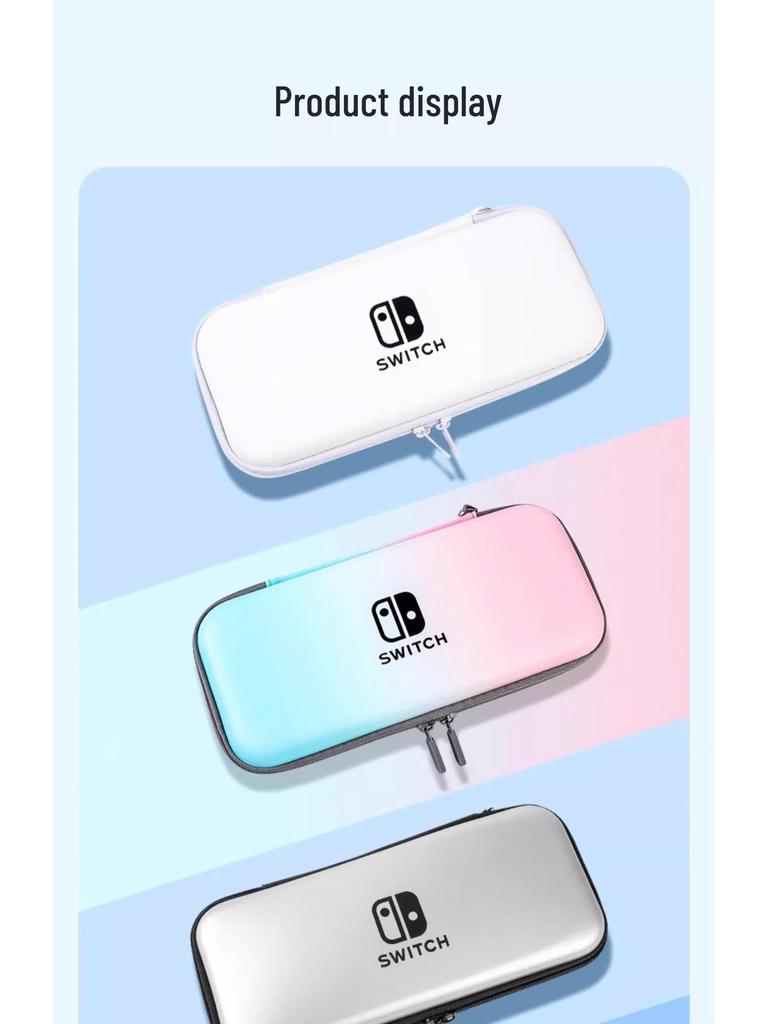 Switch OLED Protective Hard Shell Storage Case for Console and Accessories