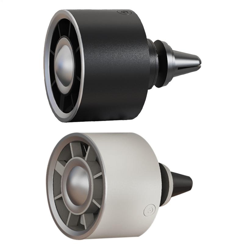 Mini Car Vent Cooling Fan With Ambient Lighting USB Auto Air Air Outlet Clip Fan 3 Levels Adjustable auto Air Circulation Fans