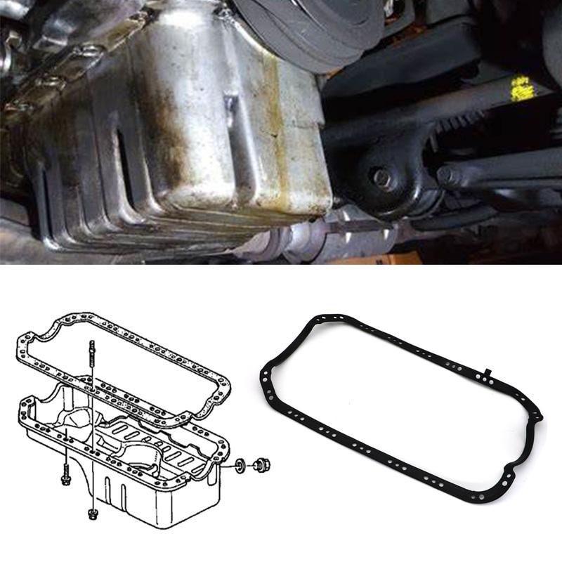 Car Engine Oil Pan Gasket Replacement Parts For Honda Civic Wagovan DX LX Del Sol SOHC D17A1 1668cc 1700cc 1.6L 1.7L 1996-2005