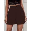 Women High Waist Wide Leg Casual Shorts Summer