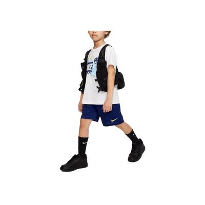 Casual Sports Suit Letter Logo Print Short Sleeve T-Shirt Straight Leg Shorts Kids Suit FQ0541-455