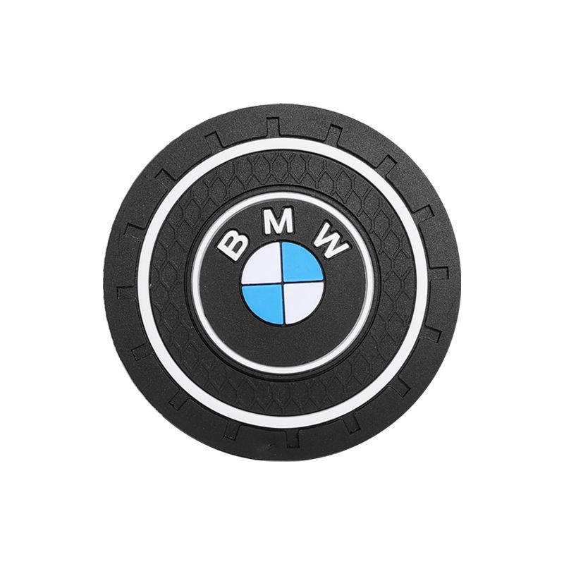 Cartoon Car Logo Cute Anti-Slip Silicone Coaster Mat with Card Slot