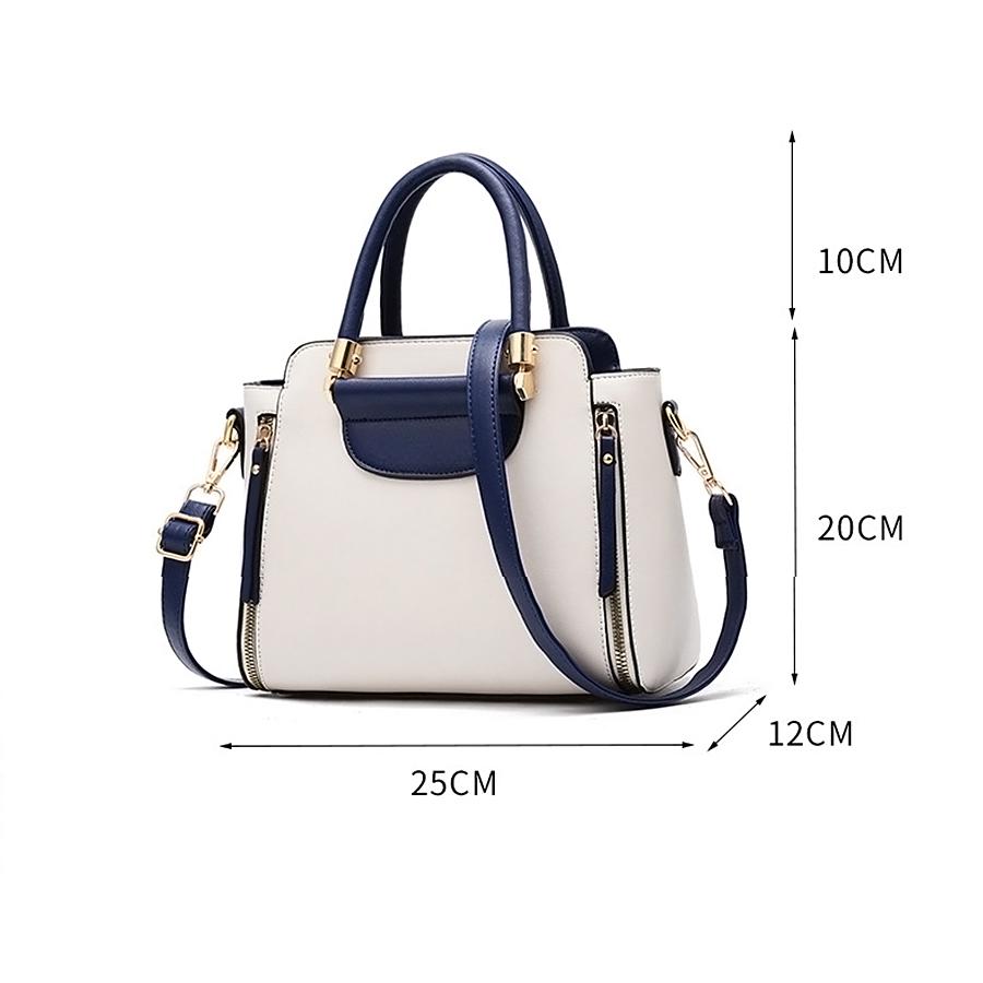 Women's Bags  New Fashion Women's Bags Hit Color Hand-held Bag Europeand The United States All-match Shoulder Messenger Bag