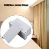 10PCS Vertical Blind Bottom Repair Clips Hangers For 89MM Base Plate Bottom Parts Curtain Accessories Easy Installs