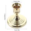 Iron Gold Taper Candle Holder Gold Metal Candles Sticks Vintage Candle Holder  For Wedding