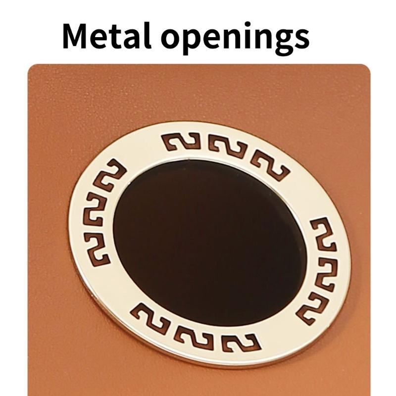 Lær Toalettpapirboks Enkel montering Ikke skade vegg Hengeholder Rulleholder Papirhåndkleholder for Kjøkken Bad