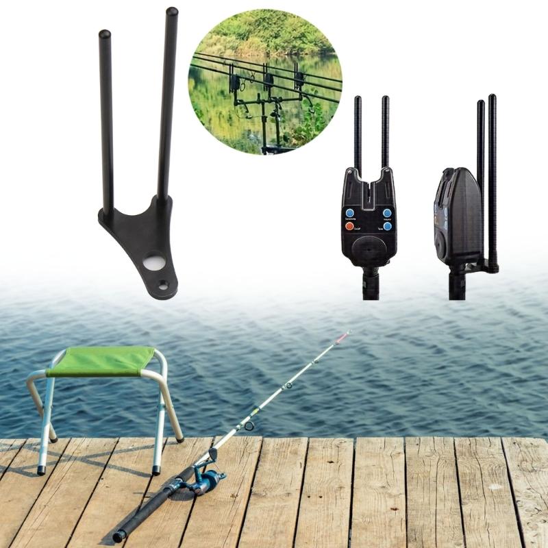 Aluminiumlegierungen Angel-Winddichter Stab Hakenstange Ohr-Angelrutenverbinder Anti-Fall-Hakenstange Angelgerät Langlebig