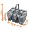 Dishwasher Cutlery Basket Compatible with Hotpoint Ariston Indesit Schltes 99673-8729 C00257140 C00386607 Whirlpool Ikea Laden