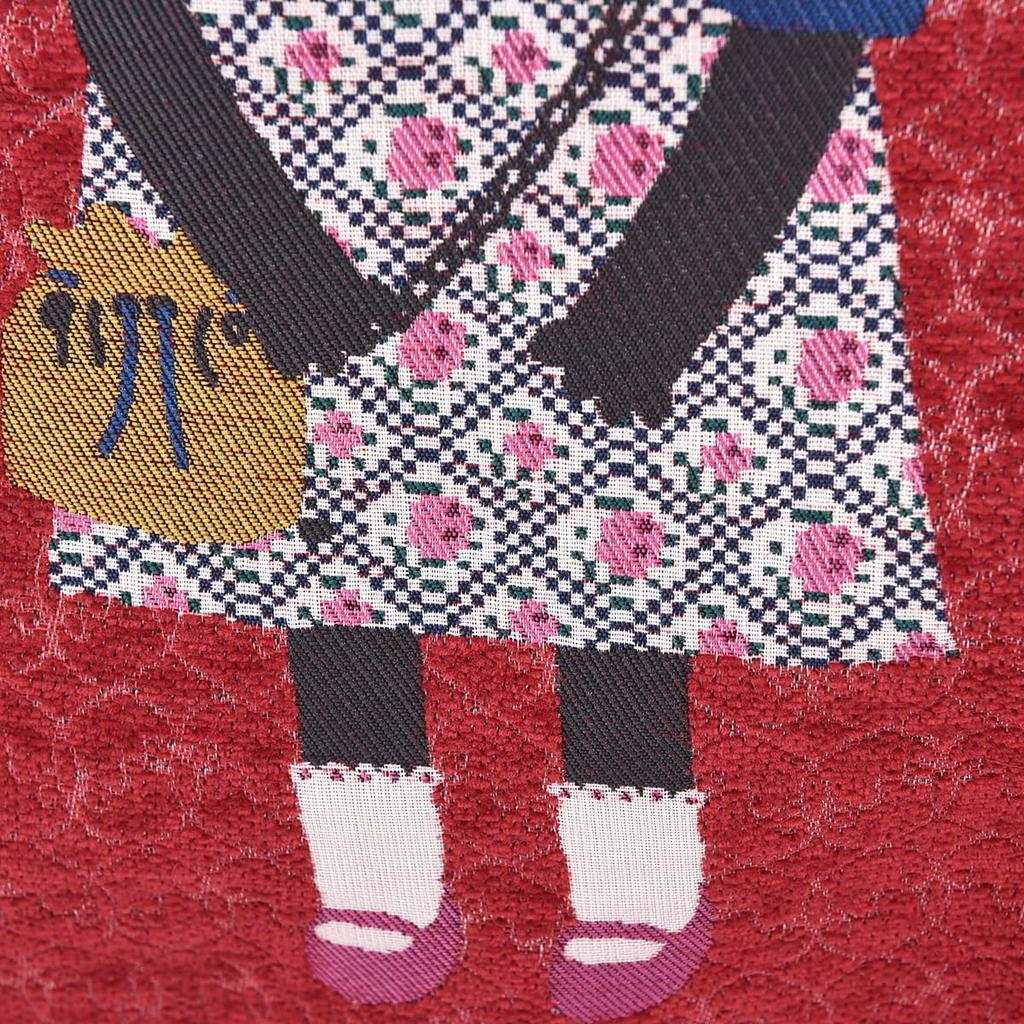 [Kusuguru Japan] Salon Suzuran-do Jacquard Gewebte Paracord-Tasche, Azuki-san RD