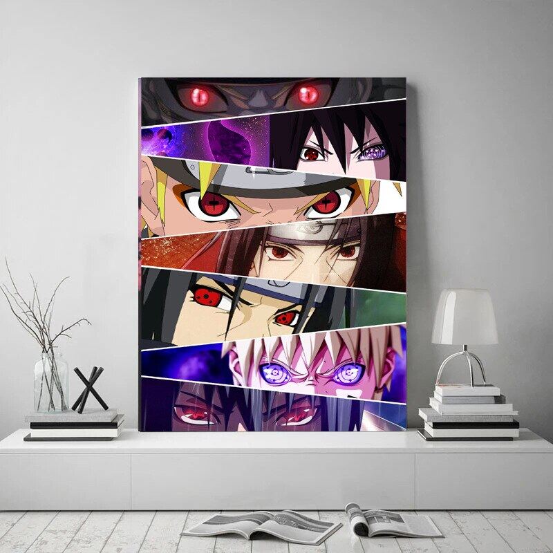 Japan Anime Characters Eye Jojo Hunter Posters Pictures Canvas Wall Art Home Decor Paintings for Living Room Decoration