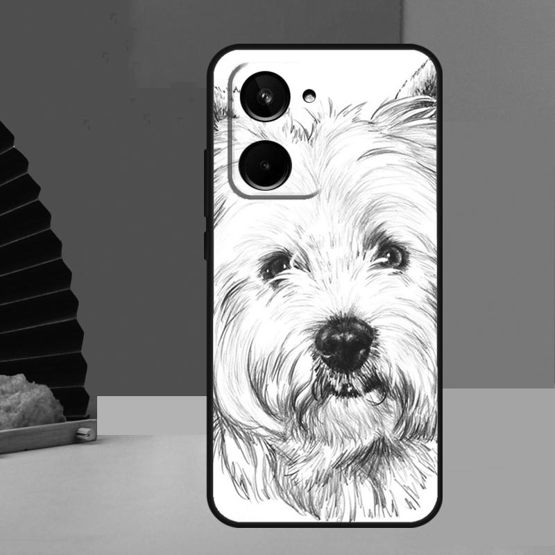Westie Dog For Realme C75 C71 C55 C53 C67 C61 C33 C63 C51 10 11 12 13 14 Pro Plus C65 GT7 15 Pro Case