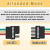 25 Inch 4-Way 4 Prong Trailer Wiring Harness Plug Male End Replacement Connector for Trailer Hitch Wire Multi-Purpose Ship Lamp Dust Cover with