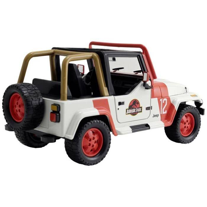 JADA TOYS Jurassic Park 1992 Jeep Wrangler 1:24 Modèle réduit de voiture