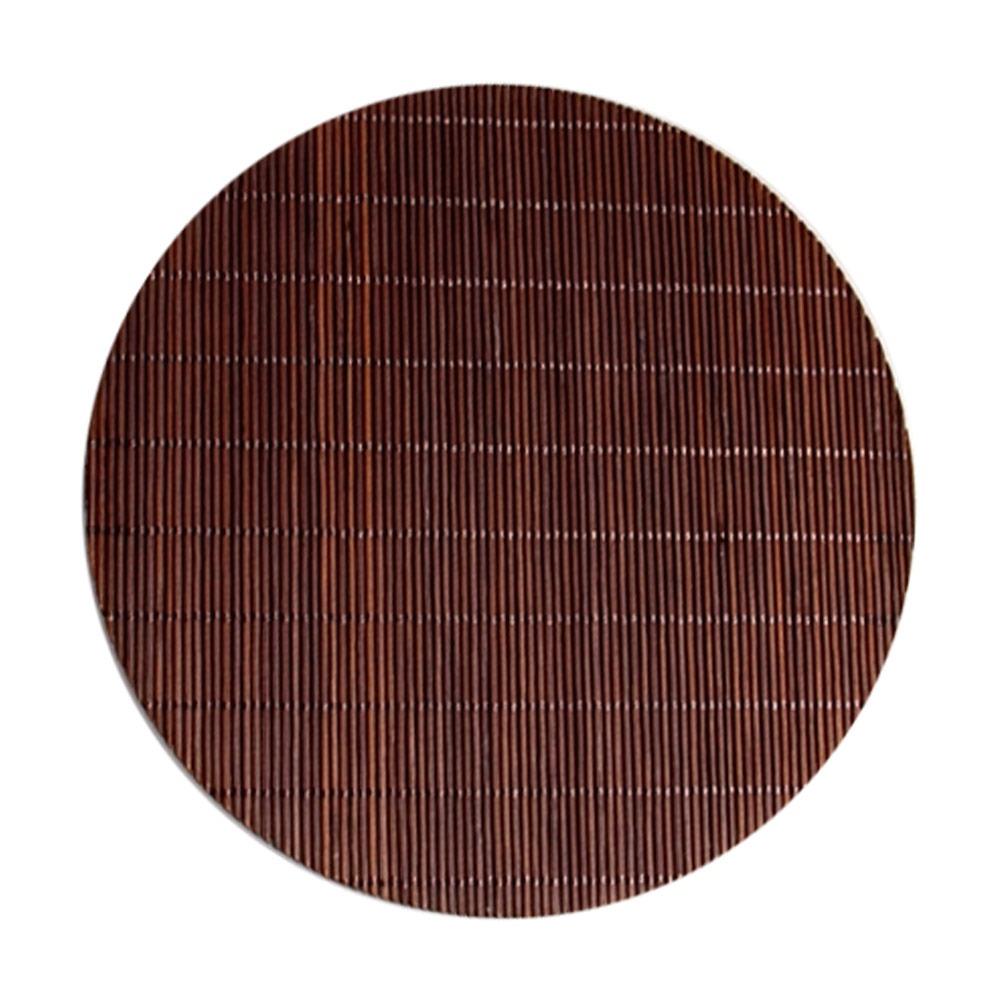 Oválná bambusová podložka na čaj Jemně tkaná bambusová podložka na čajový obřad Bambusová podložka Slavnostní použití