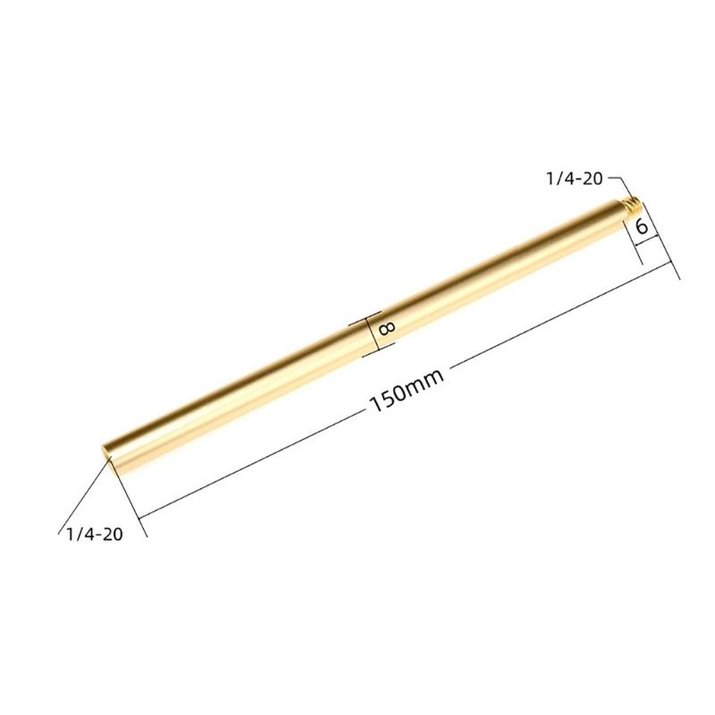 Handhelds Tripods Mount Monopods Extension Rod Tripods Poles with 1/4" Threaded for Tripods Stabilize for DSLR Cameras